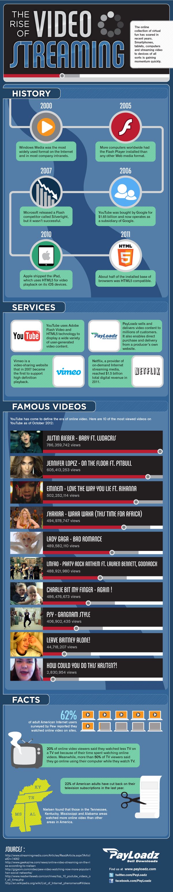 Video Streaming Info Graphic