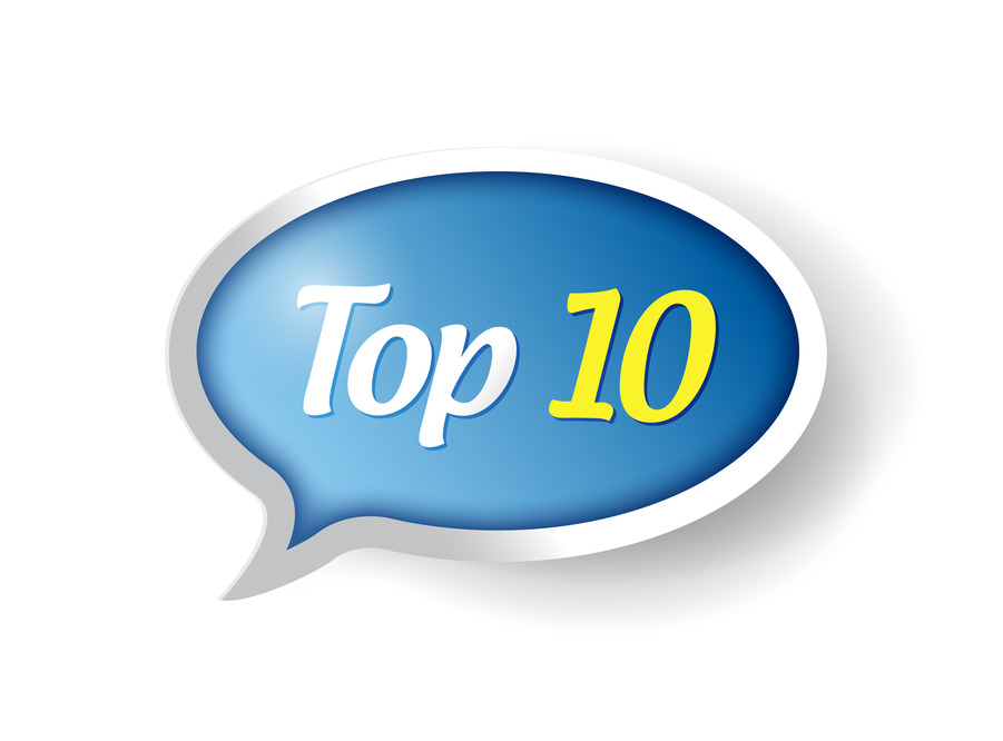 top 10 message bubble illustration