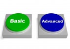 Basic Advanced Buttons Shows Version Or Features