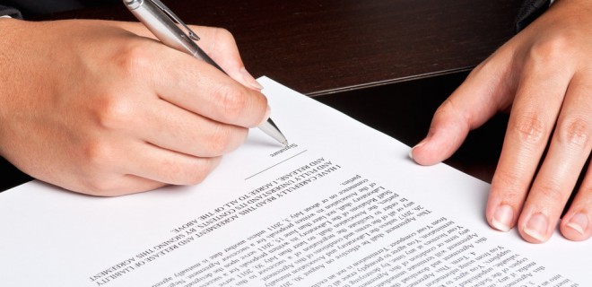 Signing a Document